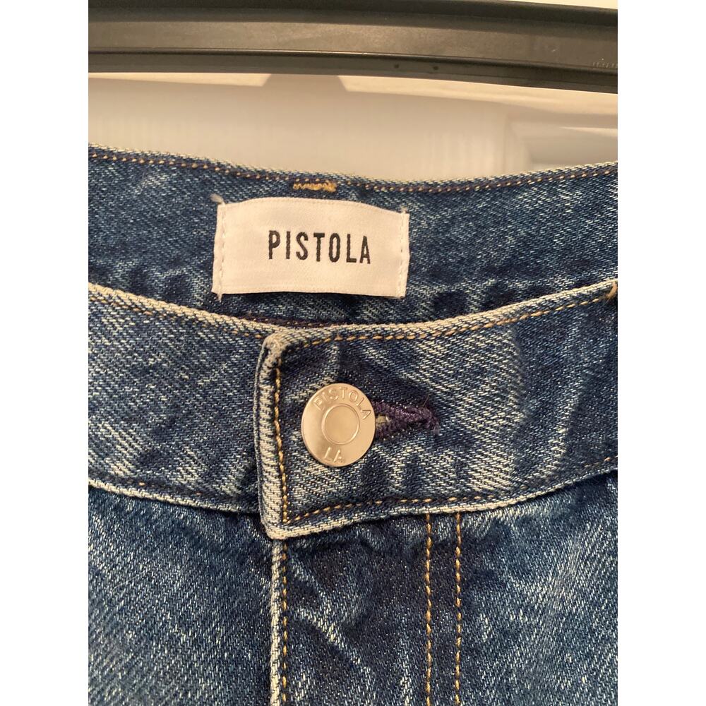 Pistola Hendrix High Rise Baggy Jean  Hurst Vintage Denim Wide Leg Size 30 - Picture 3 of 6